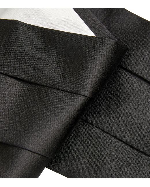 Canali Black Silk Cummerbund for men