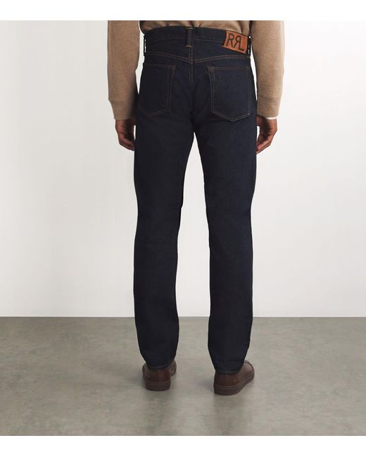 Polo Ralph Lauren Straight-Leg Selvedge Denim Jeans in Blue for Men | Lyst