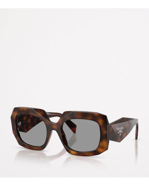 Prada Brown Acetate Pr B23S Sunglasses