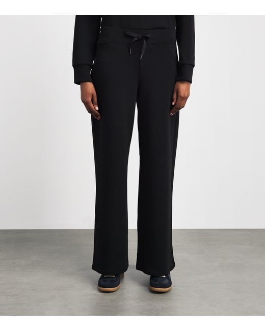 Spanx Black Airessentials Wide-Leg Sweatpants