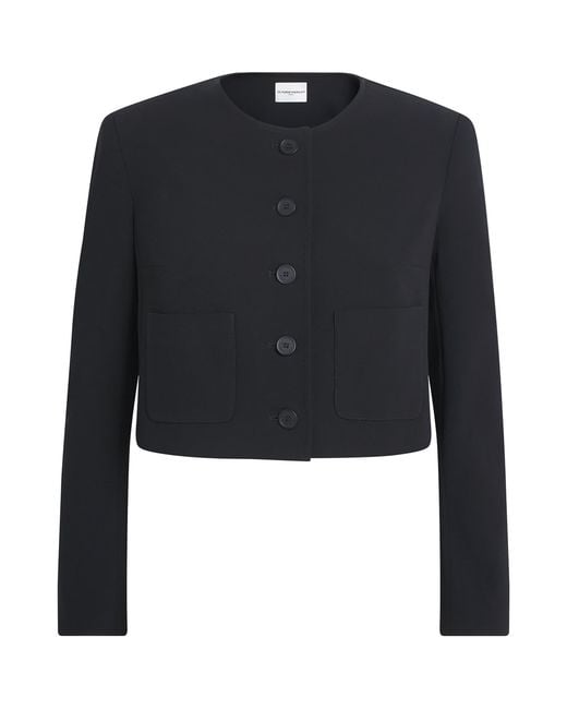 Claudie Pierlot Black Round-Neck Jacket