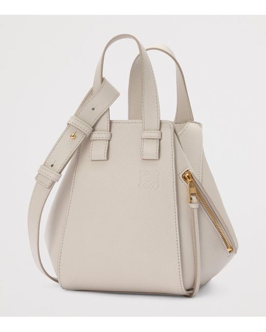 Loewe Natural Leather Hammock Top-Handle Bag