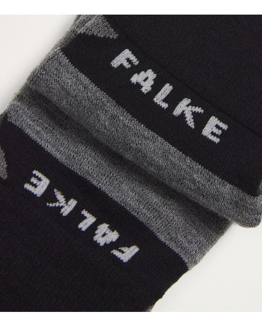 Falke White Sk4 Skiing Socks