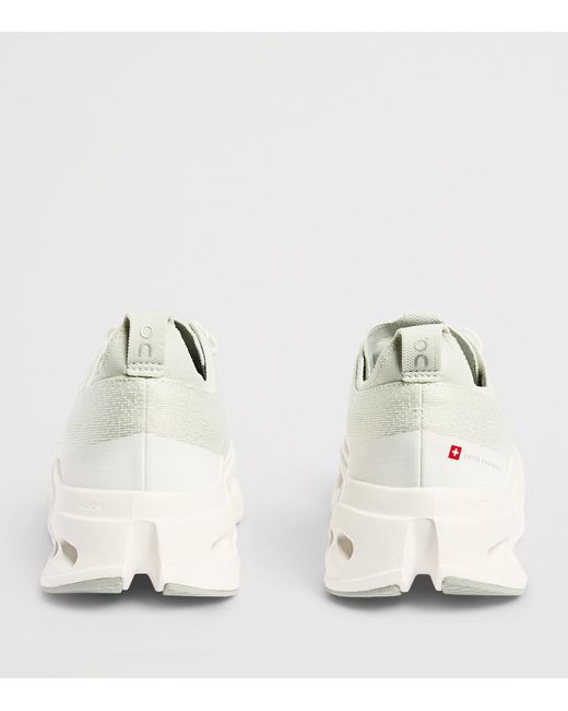 On Shoes White Cloudsurfer Max Trainers