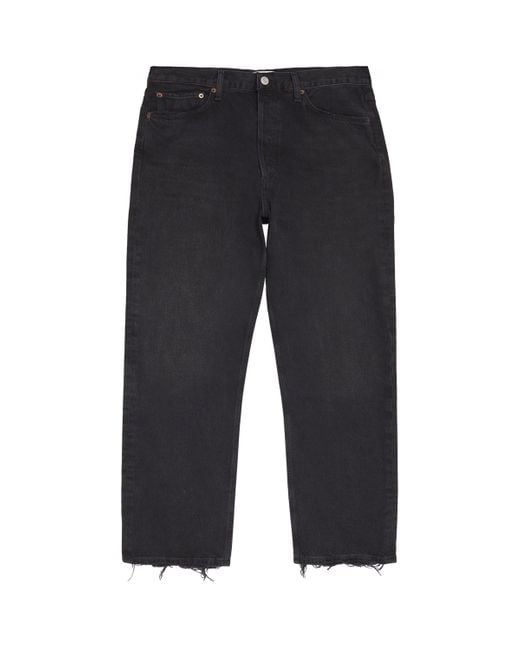 Agolde Blue 90's Straight Jeans for men