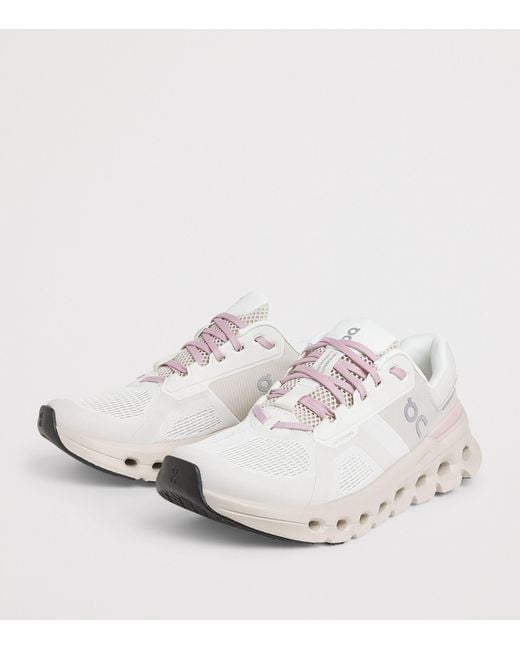On Shoes White Cloudrunner 2 Trainers