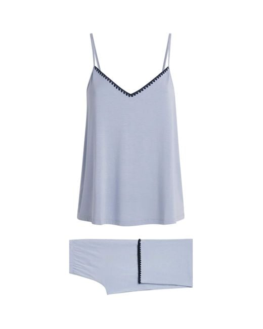 Eberjey Blue Frida Pyjama Set
