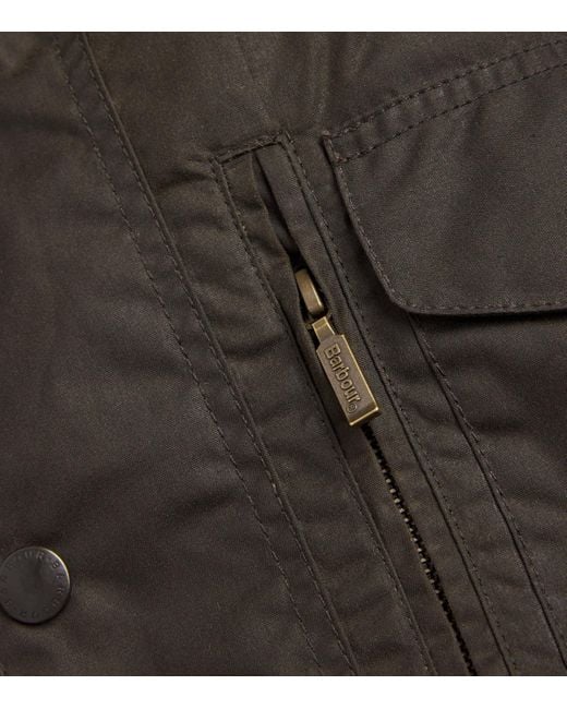 Barbour Black Waxed Sapper Jacket for men