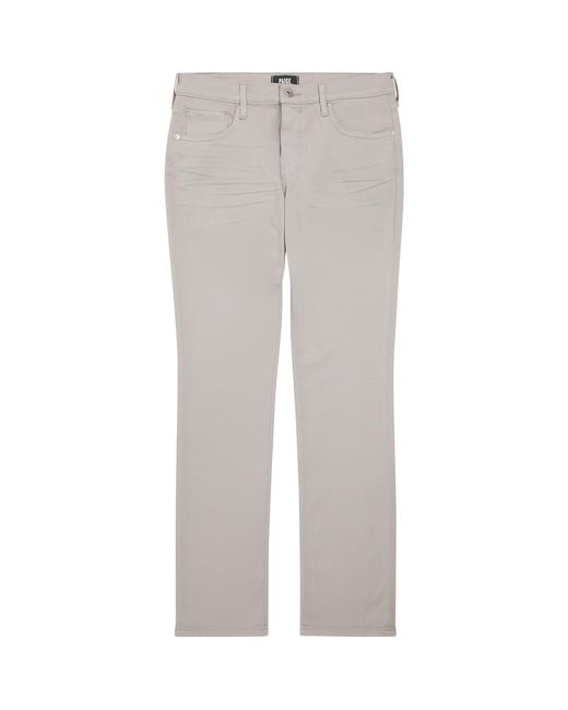 PAIGE Gray Federal Slim-Straight Jeans for men