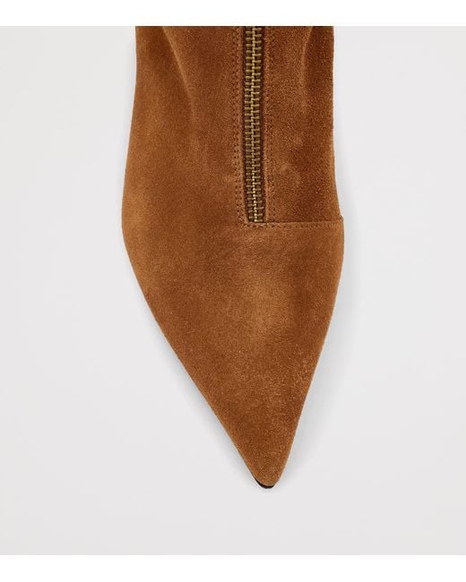 AllSaints Brown Suede Natasha Boots 88