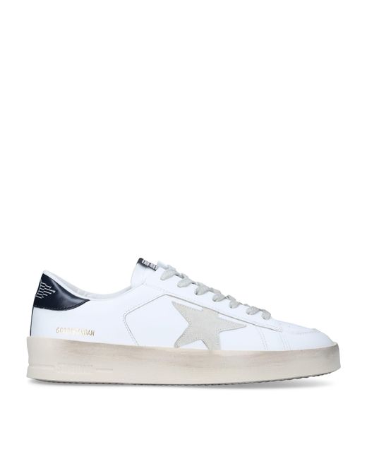 Golden Goose Deluxe Brand White Leather Stardan Sneakers for men