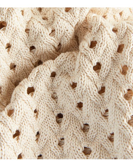 Max Mara Natural Crochet Cecina Trousers