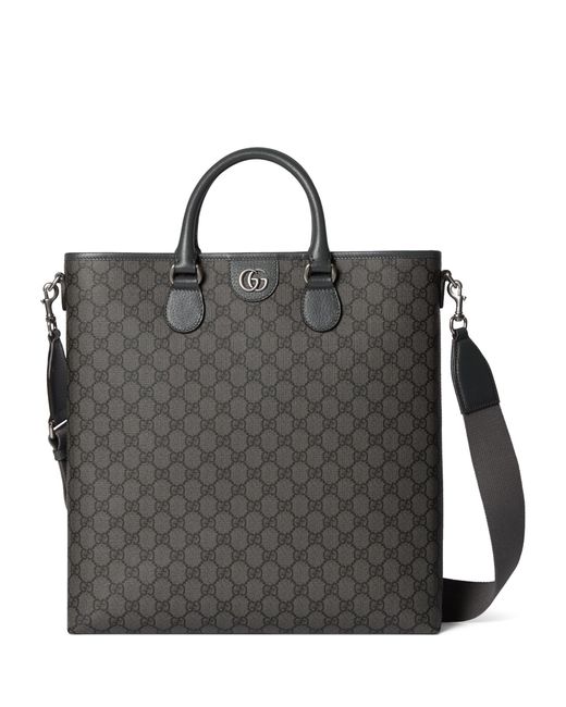 Gucci Black Medium Ophidia Gg Tote Bag for men