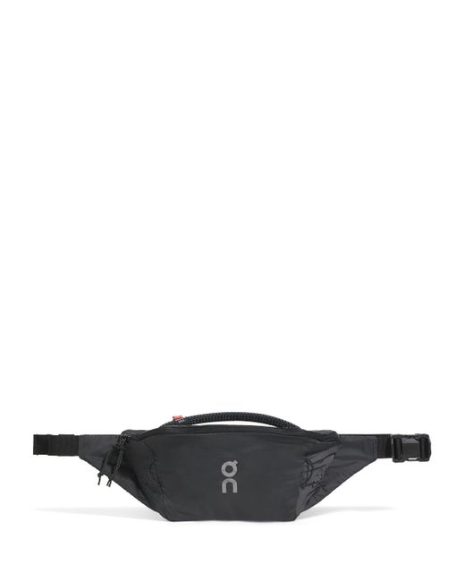 On Shoes Black Waist Pact 2L Lite Belt Bag