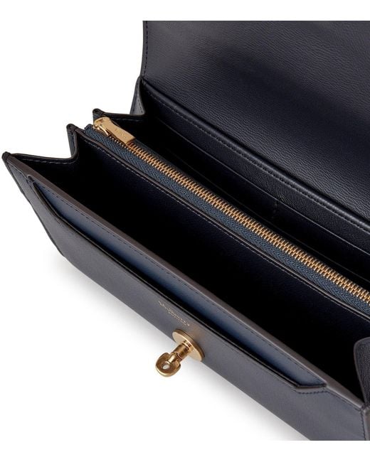 Mulberry Blue Leather Darley Wallet