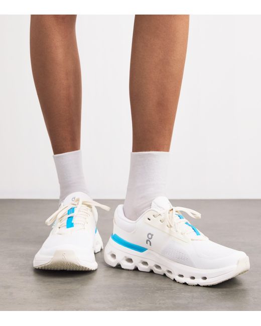 On Shoes White Cloudrunner 2 Trainers