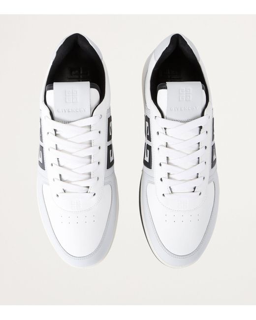 Givenchy White Leather G4 Low-top Sneakers for men