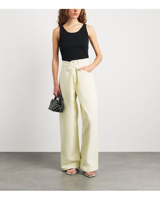 Sandro Black Lace-Detail Tank Top