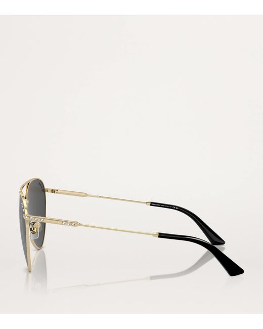 Jimmy Choo Gray Steel Jc4002B Sunglasses