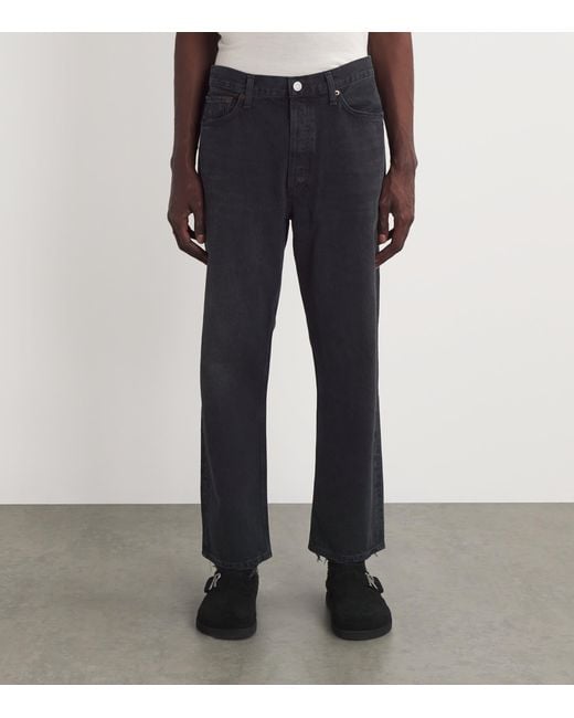 Agolde Blue 90's Straight Jeans for men
