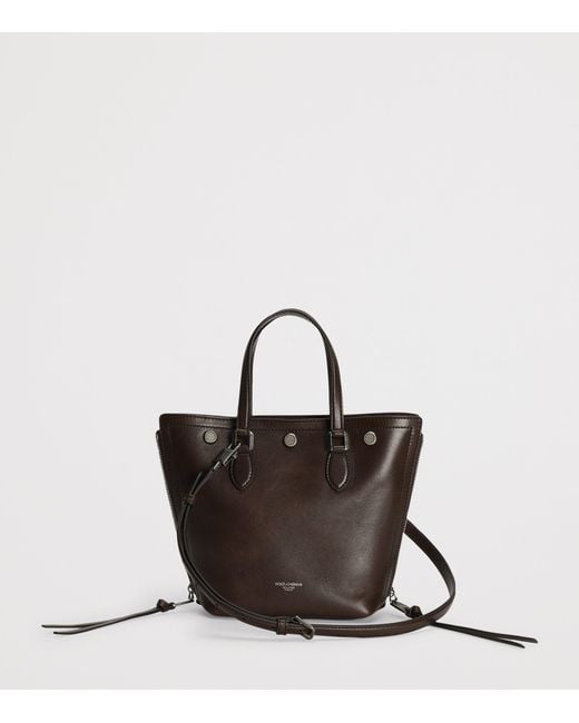 Dolce & Gabbana Multicolor Leather Atene Tote Bag for men