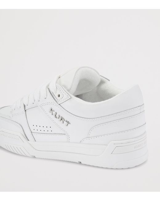 Kurt Geiger White Leather Hatton High-Top Sneakers for men