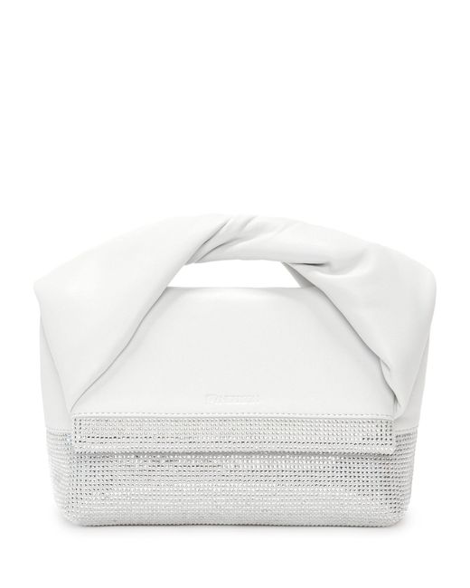 J.W. Anderson White Medium Leather Twister Top-handle Bag