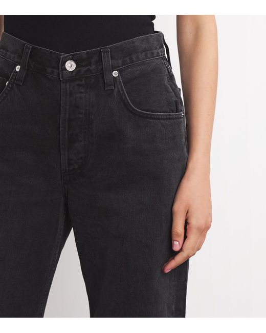 Citizens of Humanity Black Dahlia Bow-Leg Jeans