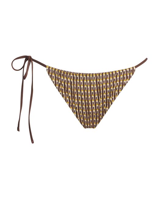 Sir Brown Geometric Cooper Bikini Bottoms