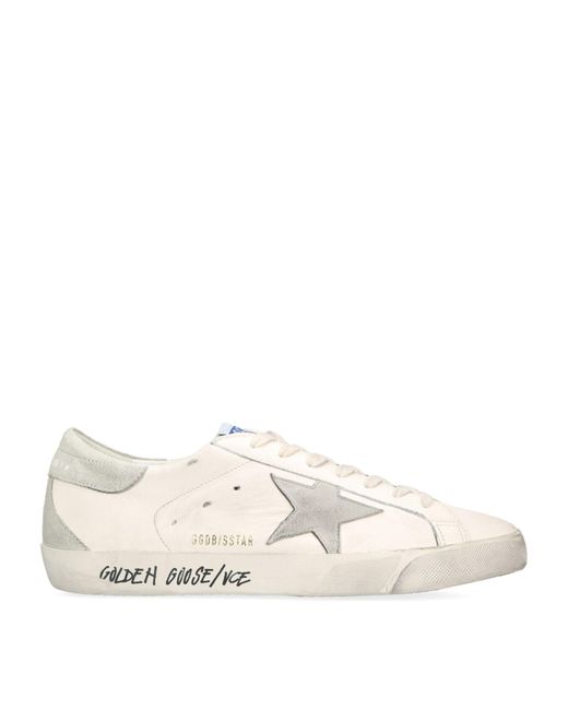 Golden Goose Deluxe Brand Natural Leather Super-star Sneakers for men