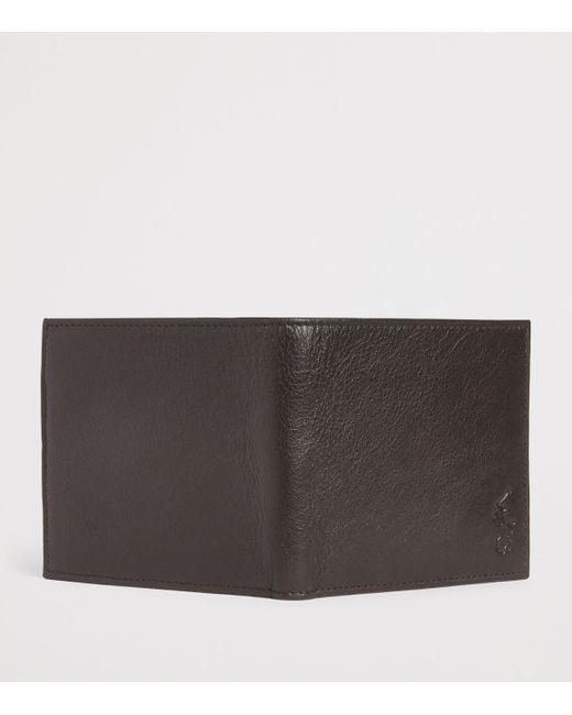 Polo Ralph Lauren Black Leather Polo Pony Wallet for men
