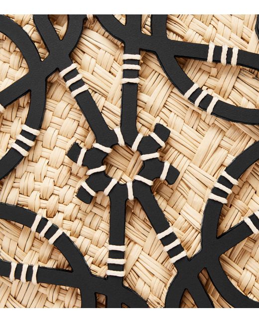 Loewe Natural X Paula's Ibiza Small Woven Anagram Basket Bag