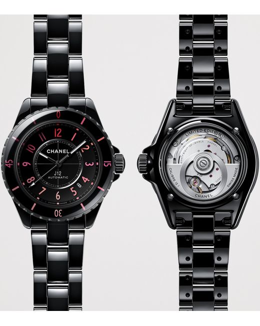 Chanel Black Ceramic And Steel J12 Blush Calibre 12.1 Watch
