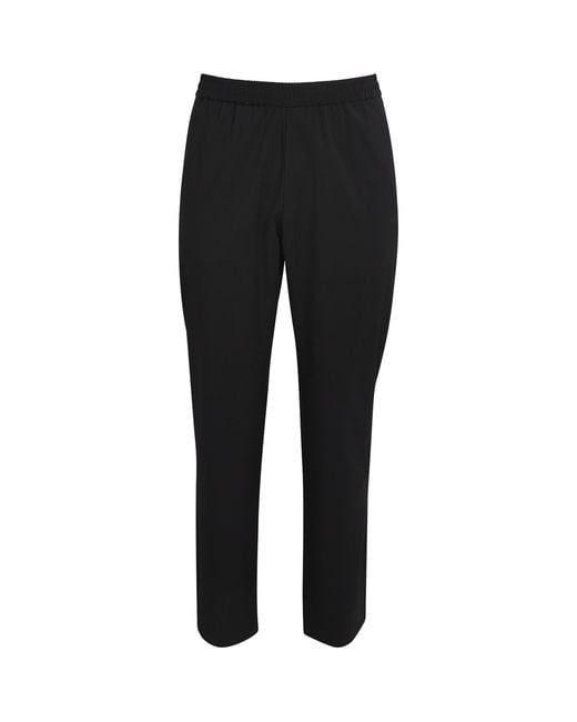 Barena Black Virgin Wool Drawstring Trousers for men