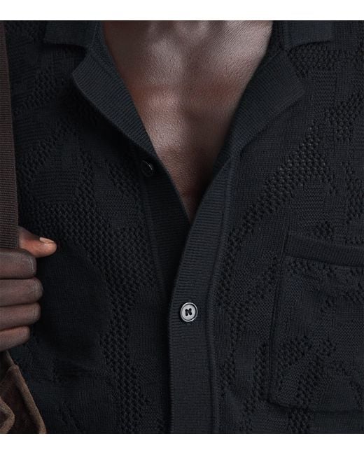Samsøe & Samsøe Black Organic Cotton Saconald Shirt for men