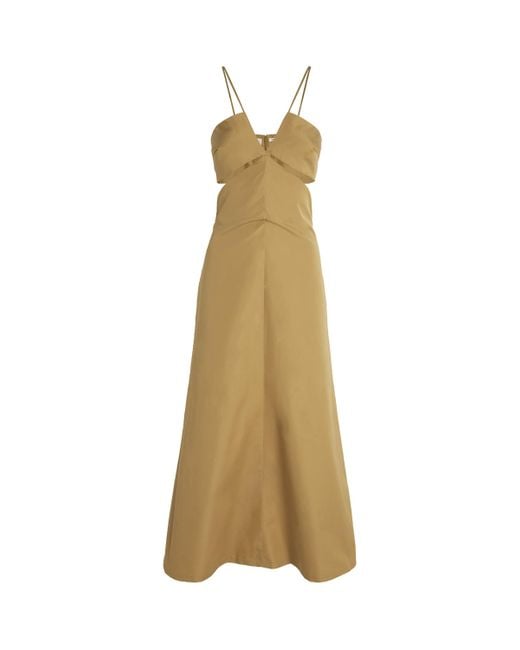 BITE STUDIOS Natural Organic Cotton Aquilone Maxi Dress