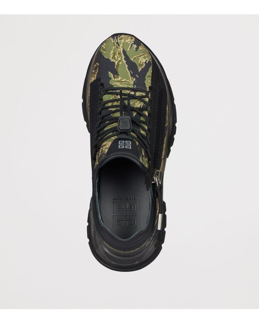 Givenchy Black Camouflage Spectre Sneakers for men