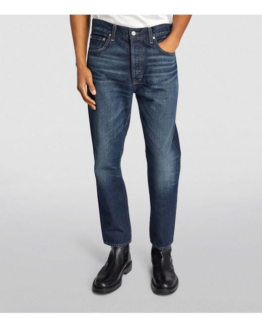 Citizens of Humanity Blue Finn Relaxed-rise Tapered Archive Jeans for men