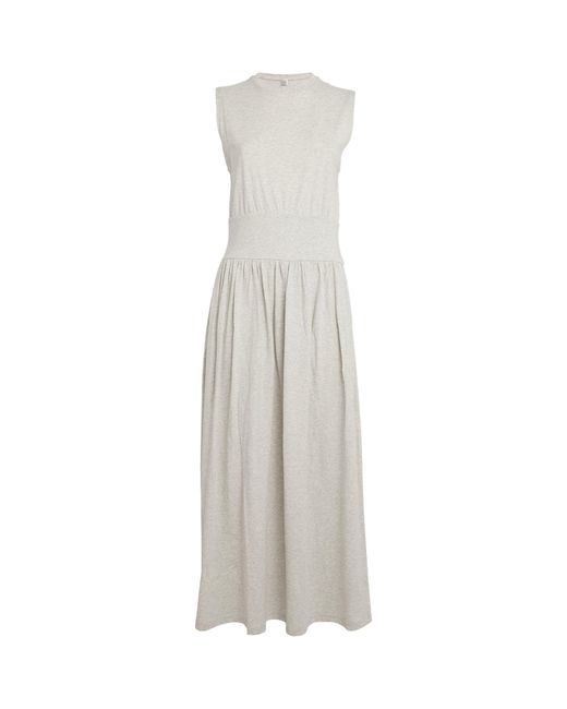 Totême  White Organic Cotton Maxi Dress