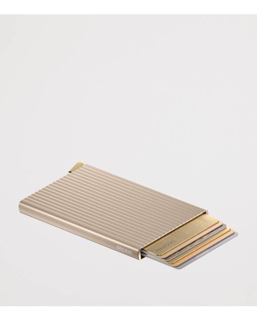 Secrid Natural Fluted Aluminium Cardprotector for men