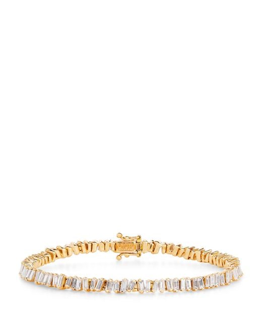 Suzanne Kalan Natural And Diamond Classic Tennis Bracelet