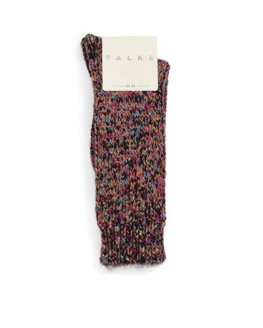 Falke Red Color Flakes Boot Socks