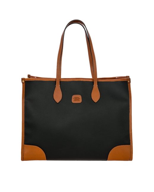 Bric's Black Firenze Tote Bag