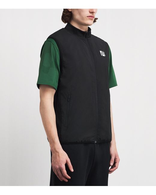 Malbon Black Padded Performance Gilet for men