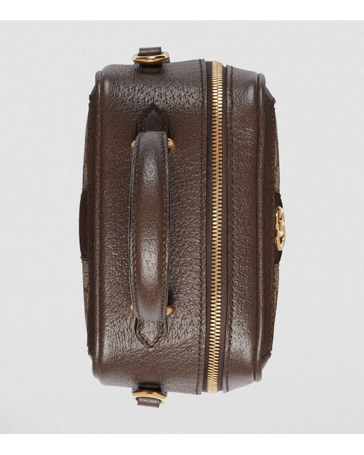 Gucci Brown Ophidia Gg Top-handle Bag