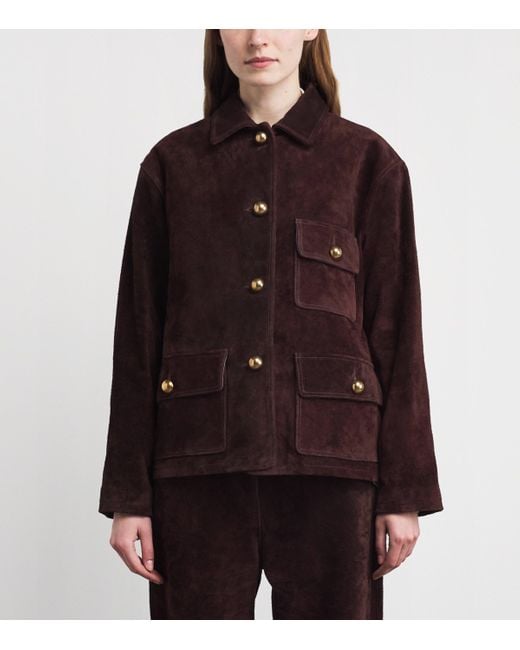 Arma Brown Suede Rosia Jacket