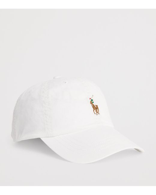 Polo Ralph Lauren White Polo Pony Baseball Cap for men