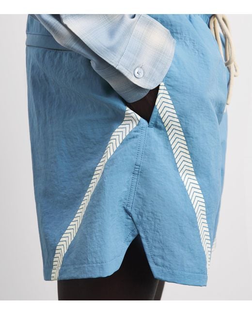CHERRY LA Blue Logo Running Shorts for men