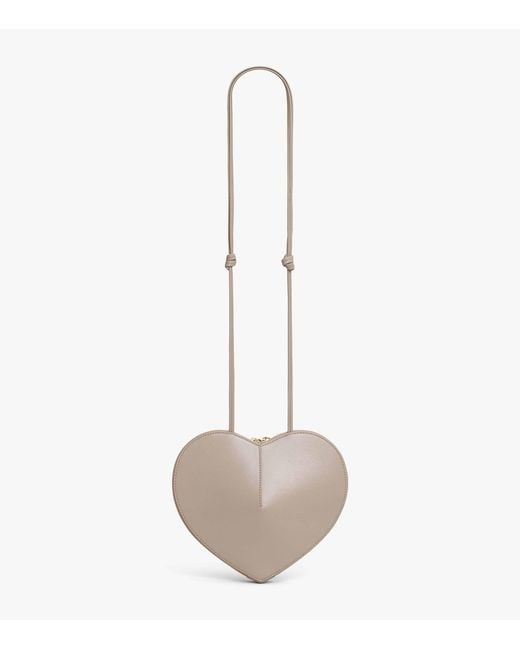 Alaïa White Leather Le Coeur Shoulder Bag