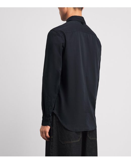 Rag & Bone Blue Cotton-Lyocell Tomlin Shirt for men